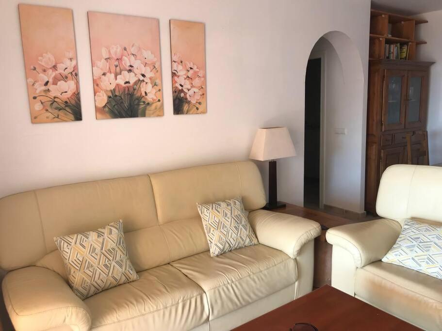 Ferienwohnung Great Sea View, Pool & Parking Mojácar Exterior foto