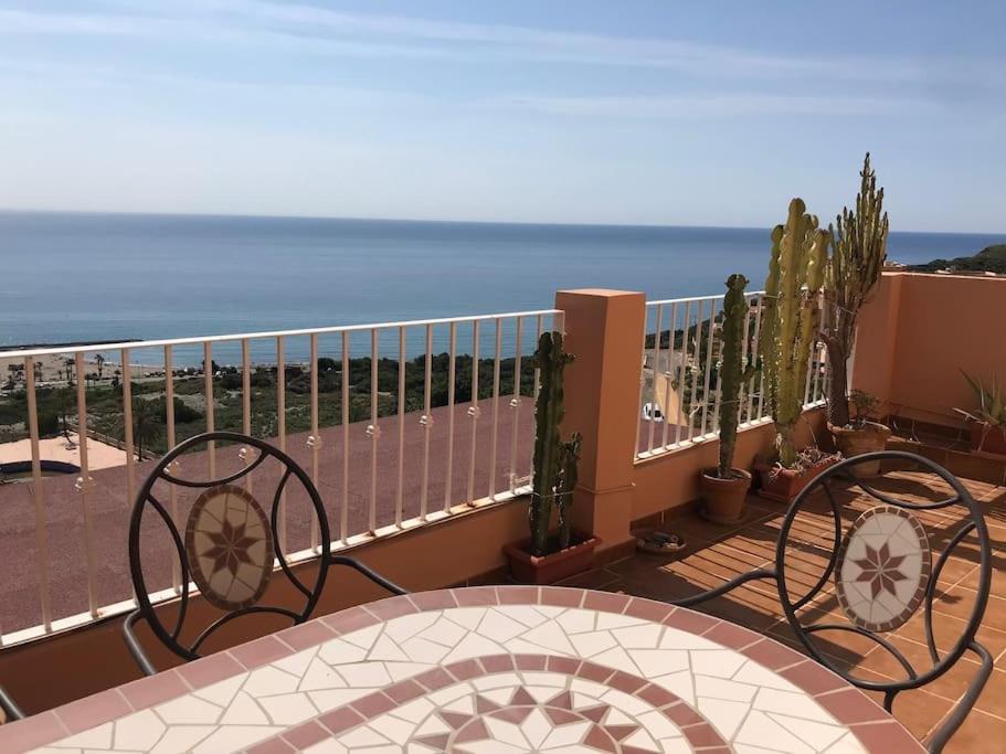 Ferienwohnung Great Sea View, Pool & Parking Mojácar Exterior foto